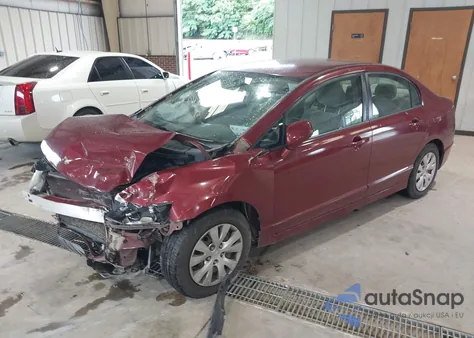 2010 Honda Civic Lx из США, поврежденный, VIN 2HGFA1F54AH525562